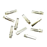 Maxbell 10Piece Alligator Hair Clip Flat Single Prong Hair Clip DIY Headdress 3.2cm