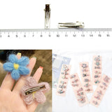 Maxbell 10Piece Alligator Hair Clip Flat Single Prong Hair Clip DIY Headdress 3.2cm