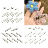 Maxbell 10Piece Alligator Hair Clip Flat Single Prong Hair Clip DIY Headdress 3.2cm