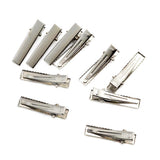Maxbell 10Piece Alligator Hair Clip Flat Single Prong Hair Clip DIY Headdress 3.5cm