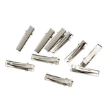 Maxbell 10Piece Alligator Hair Clip Flat Single Prong Hair Clip DIY Headdress 3.5cm
