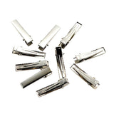 Maxbell 10Piece Alligator Hair Clip Flat Single Prong Hair Clip DIY Headdress 3.5cm