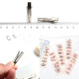 Maxbell 10Piece Alligator Hair Clip Flat Single Prong Hair Clip DIY Headdress 3.5cm