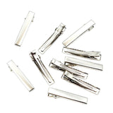 Maxbell 10Piece Alligator Hair Clip Flat Single Prong Hair Clip DIY Headdress 4cm
