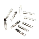 Maxbell 10Piece Alligator Hair Clip Flat Single Prong Hair Clip DIY Headdress 4cm