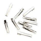 Maxbell 10Piece Alligator Hair Clip Flat Single Prong Hair Clip DIY Headdress 4cm