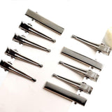 Maxbell 10Piece Alligator Hair Clip Flat Single Prong Hair Clip DIY Headdress 4cm