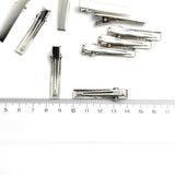 Maxbell 10Piece Alligator Hair Clip Flat Single Prong Hair Clip DIY Headdress 4cm