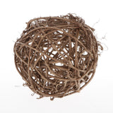 Maxbell 3pcs 10cm Natural Handmade Rattan Vine Ball DIY Ornaments Crafts