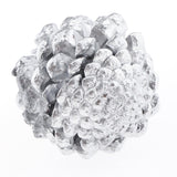 Max 10x Pine Cone Pineal Nuts Party Decor Adornments Vase Bowl Fillers Silver