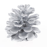 Max 10x Pine Cone Pineal Nuts Party Decor Adornments Vase Bowl Fillers Silver