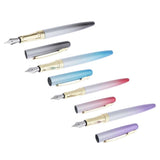 Maxbell Fashion Gradient Color Fine Nib Ink Pen Big Broad Nib 0.5mm Souvenir Gift