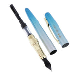 Maxbell Gradient Color Fountain Ink Pen Nib Pen Big Nib 0.5mm gradient blue