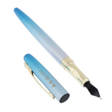 Maxbell Gradient Color Fountain Ink Pen Nib Pen Big Nib 0.5mm gradient blue
