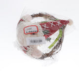 Maxbell 1 set christmas rattan wreath hanging ornaments door wall decoration Santa