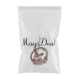 Maxbell 1 set christmas rattan wreath hanging ornaments door wall decoration Elk