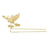 Maxbell Antique Phoenix Alloy Hair Pin Sticks Chinese Hair Clip DIY Hair Accs Golden