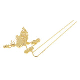 Maxbell Antique Phoenix Alloy Hair Pin Sticks Chinese Hair Clip DIY Hair Accs Golden