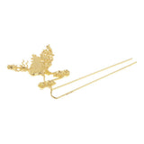 Maxbell Antique Phoenix Alloy Hair Pin Sticks Chinese Hair Clip DIY Hair Accs Golden
