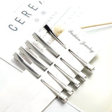 Maxbell 10/30/100Piece Alligator Teeth Hair Clip Flat Single Prong Hair Clip 10Pcs