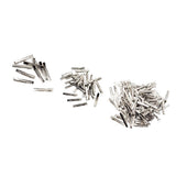 Maxbell 10/30/100Piece Alligator Teeth Hair Clip Flat Single Prong Hair Clip 10Pcs
