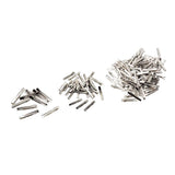 Maxbell 10/30/100Piece Alligator Teeth Hair Clip Flat Single Prong Hair Clip 10Pcs