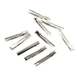 Maxbell 10/30/100Piece Alligator Teeth Hair Clip Flat Single Prong Hair Clip 10Pcs