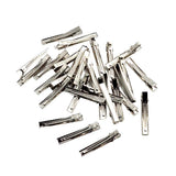 Maxbell 10/30/100Piece Alligator Teeth Hair Clip Flat Single Prong Hair Clip 30Pcs