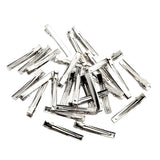 Maxbell 10/30/100Piece Alligator Teeth Hair Clip Flat Single Prong Hair Clip 30Pcs