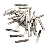 Maxbell 10/30/100Piece Alligator Teeth Hair Clip Flat Single Prong Hair Clip 30Pcs