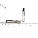 Maxbell 10/30/100Piece Alligator Teeth Hair Clip Flat Single Prong Hair Clip 100Pcs