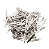 Maxbell 10/30/100Piece Alligator Teeth Hair Clip Flat Single Prong Hair Clip 100Pcs