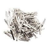 Maxbell 10/30/100Piece Alligator Teeth Hair Clip Flat Single Prong Hair Clip 100Pcs