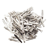 Maxbell 10/30/100Piece Alligator Teeth Hair Clip Flat Single Prong Hair Clip 100Pcs