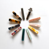 Maxbell 10/30/100Piece Alligator Teeth Hair Clip Flat Single Prong Hair Clip 100Pcs