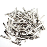 Maxbell 10/30/100Piece Alligator Teeth Hair Clip Flat Single Prong Hair Clip 100Pcs