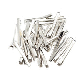Maxbell 30Piece Alligator Teeth Hair Clip Flat Single Prong Hair Clip DIY Headdress