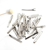Maxbell 30Piece Alligator Teeth Hair Clip Flat Single Prong Hair Clip DIY Headdress