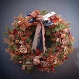 Maxbell 10pcs Pine Cones Baubles Hanging Christmas Tree Holiday Decoration A 6-8CM