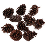 Maxbell 10pcs Pine Cones Baubles Hanging Christmas Tree Holiday Decoration A 6-8CM