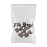 Maxbell 10pcs Pine Cones Baubles Hanging Christmas Tree Holiday Decoration A 6-8CM