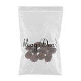 Maxbell 10pcs Pine Cones Baubles Hanging Christmas Tree Holiday Decoration B 8-10CM