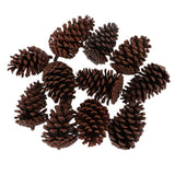Maxbell 10pcs Pine Cones Baubles Hanging Christmas Tree Holiday Decoration B 8-10CM
