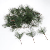 Maxbell 50pcs decorative artificial pine needles floral plants decors christmas DIY