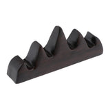 Maxbell Wooden Calligraphy Brush Pen Rack Holder Stand Five Finger Mountain 110x20mm