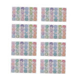 Maxbell 8x Colored Index Labels Flags Stickers Writable Repositionable Margin Tabs E