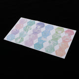 Maxbell 8x Colored Index Labels Flags Stickers Writable Repositionable Margin Tabs E