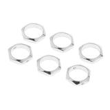 Maxbell 6pcs Hexagon Bead Frame Lady Sexangle Charms Earrings DIY Beading Crafts