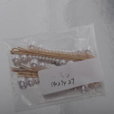 Maxbell 4pcs Pearl Barrette Cute Hair Clip Hairstyle Hair Pins Bridal Girl Gifts