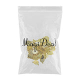 Maxbell 50pcs DIY  Brooch Lapel 25mm Safety Pin 20mm round blank pad base Golden